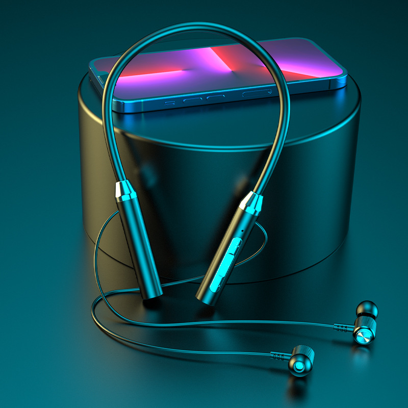 Explosive Hanging Neck Headset: Ultra-Long Standby Sports Bluetooth for Apple and Android